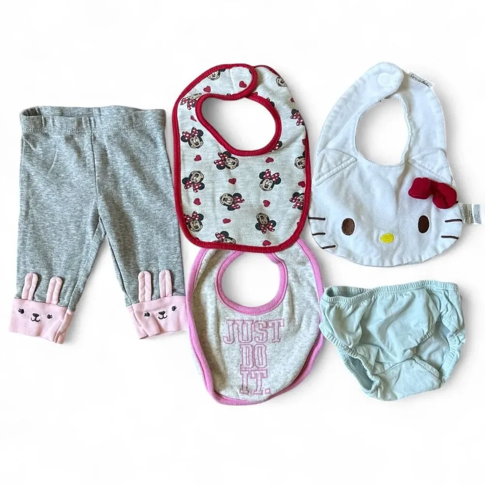 Baby Girl Clothes Bundle 3 Months | Carter’s, Ralph Lauren, Disney, Nike, Sanrio